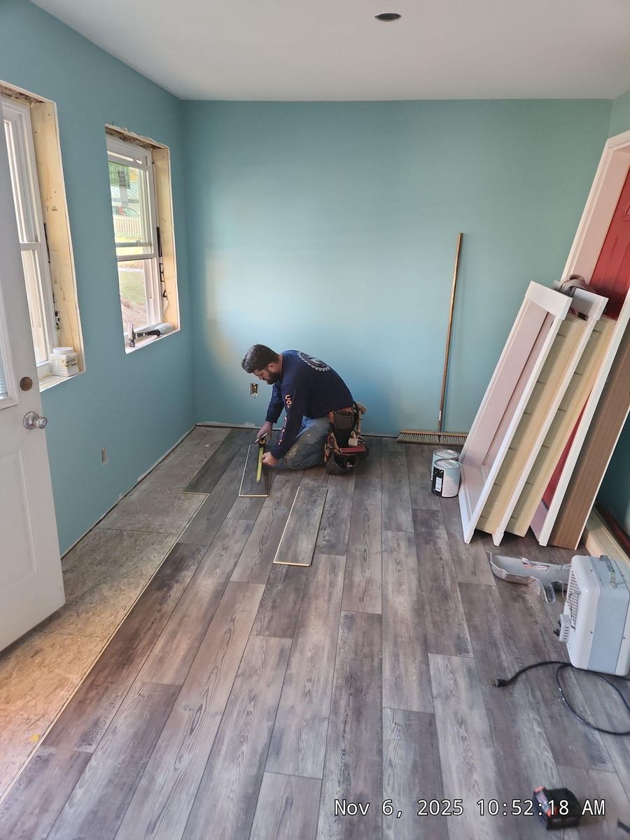 Flooring for Cornerstone Builds in LaGrange, IN