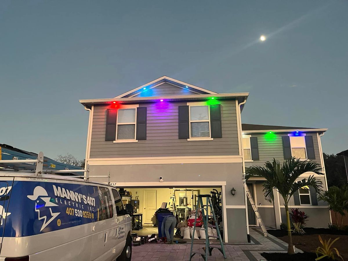 Lighting Installation and Repairs for Manny’s 407 Electric Inc in St. Cloud, FL