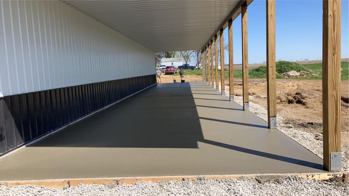 Patio Design & Installation for Kruse Concrete Construction  in Donnellson, IA