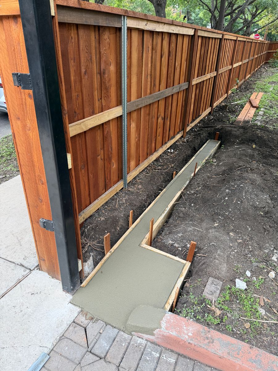 Fence Installation for HDR Construction in New Braunfels, TX