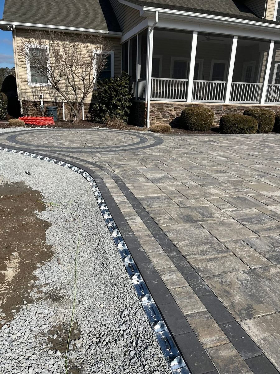 Patio Design & Construction for Broker Post Ground Crew in Sussex County, DE