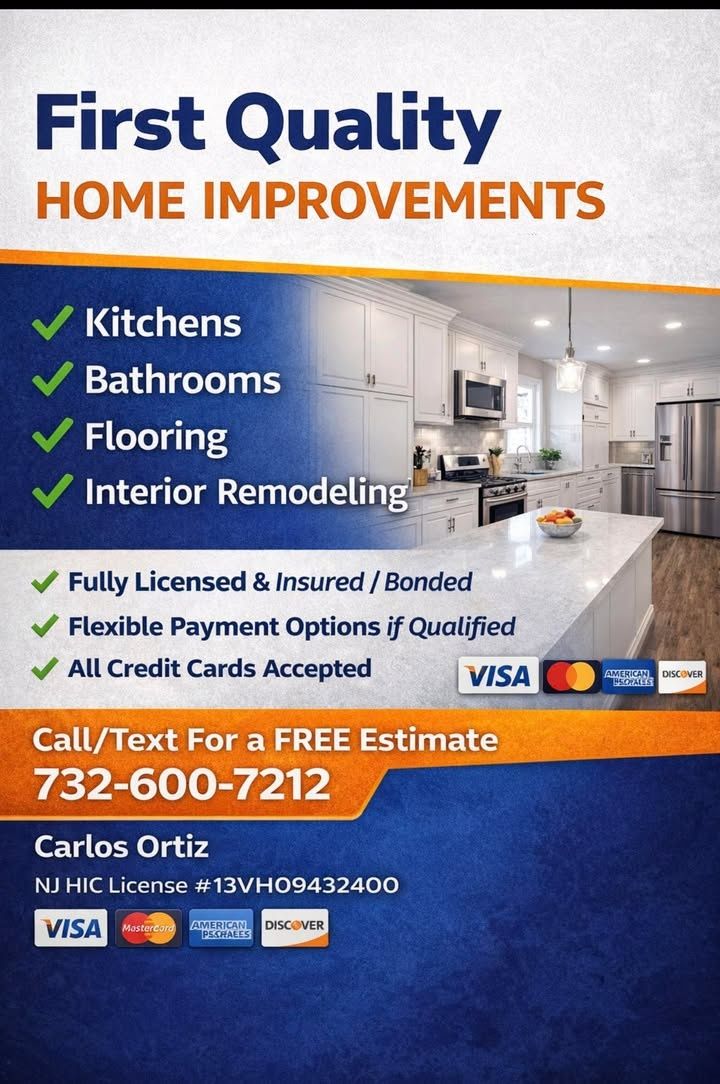 Flooring for First Quality Home Improvement LLC in Barnegat, NJ