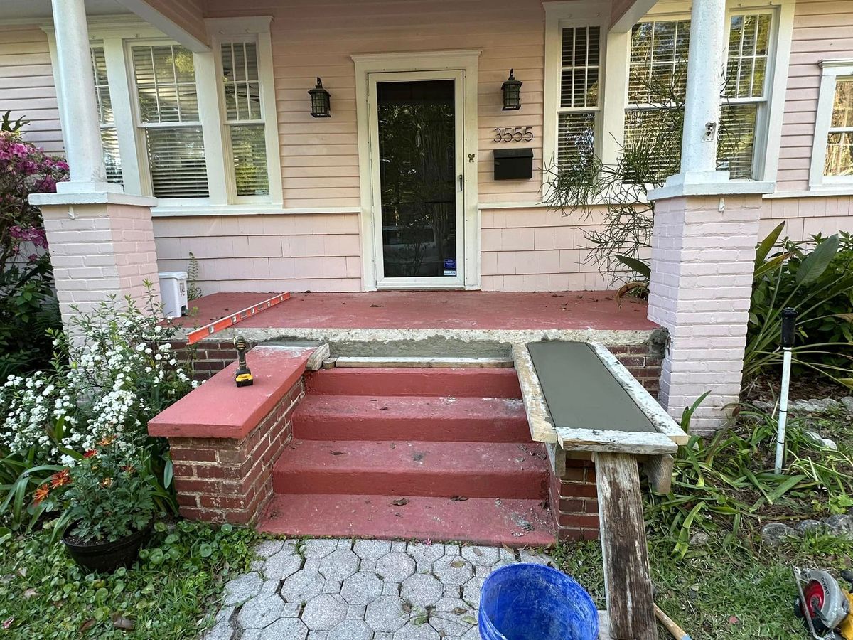 Stair Design & Installation for Kracker Jax Affordable Concrete in Jacksonville, FL