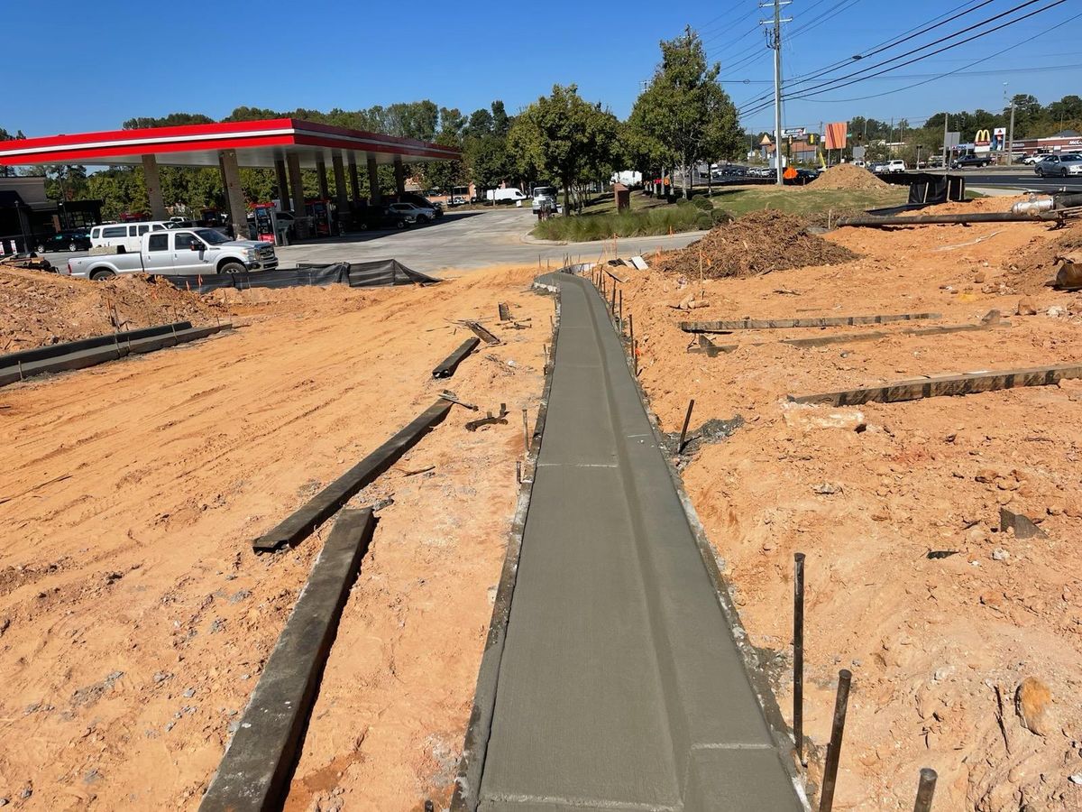 Development / Curb work for CANALES CONSTRUCTION in Marietta, GA