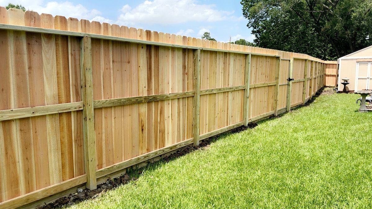 Fence Installation for Sosa Fence in Houston, TX