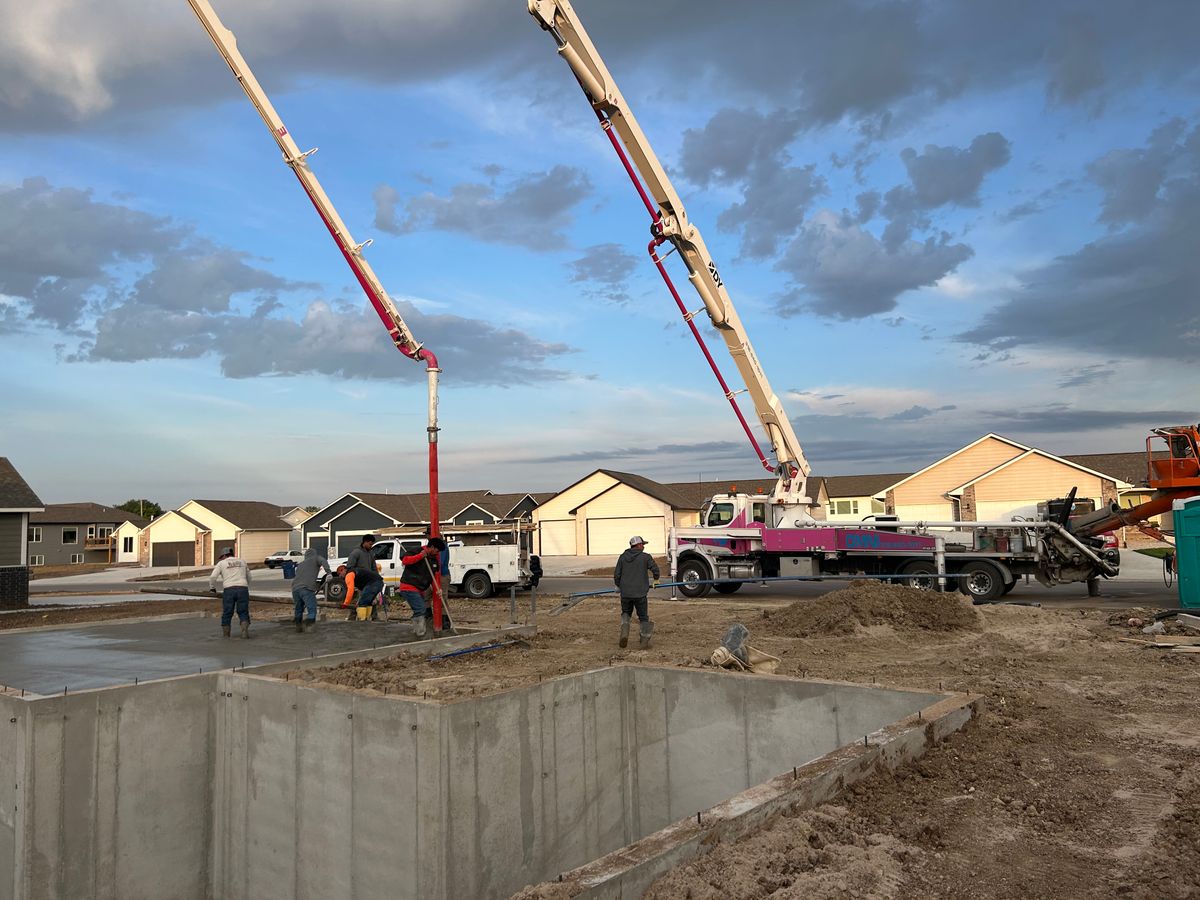 Boom Pump Services for Omni Construction Product in Wichita, KS