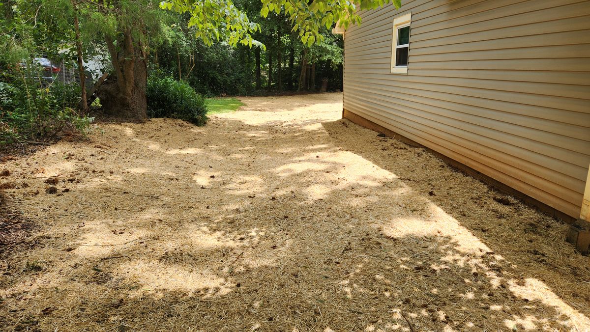 Berm Construction for Drain My lawn in Monroe, NC