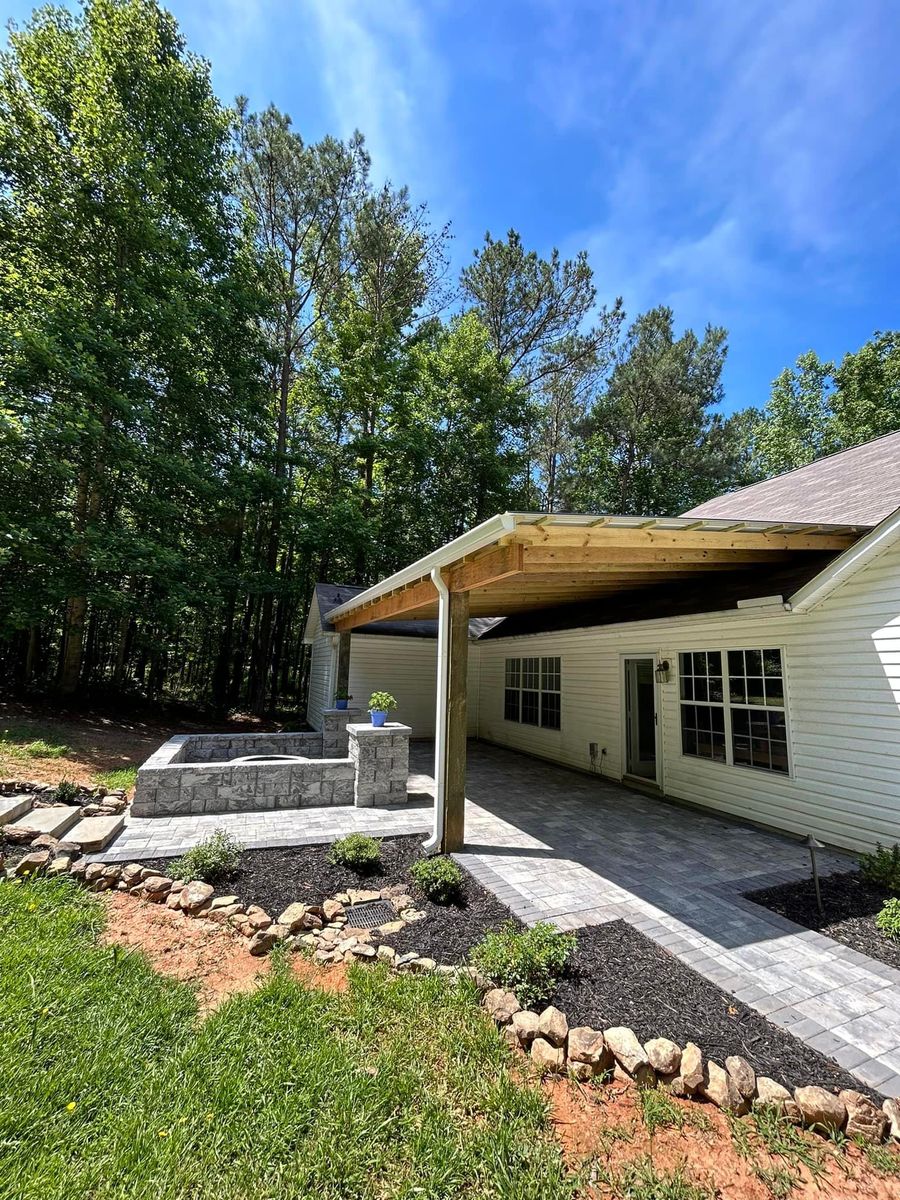 Backyard Remodel for E&T Outdoor Pros in LaGrange, GA