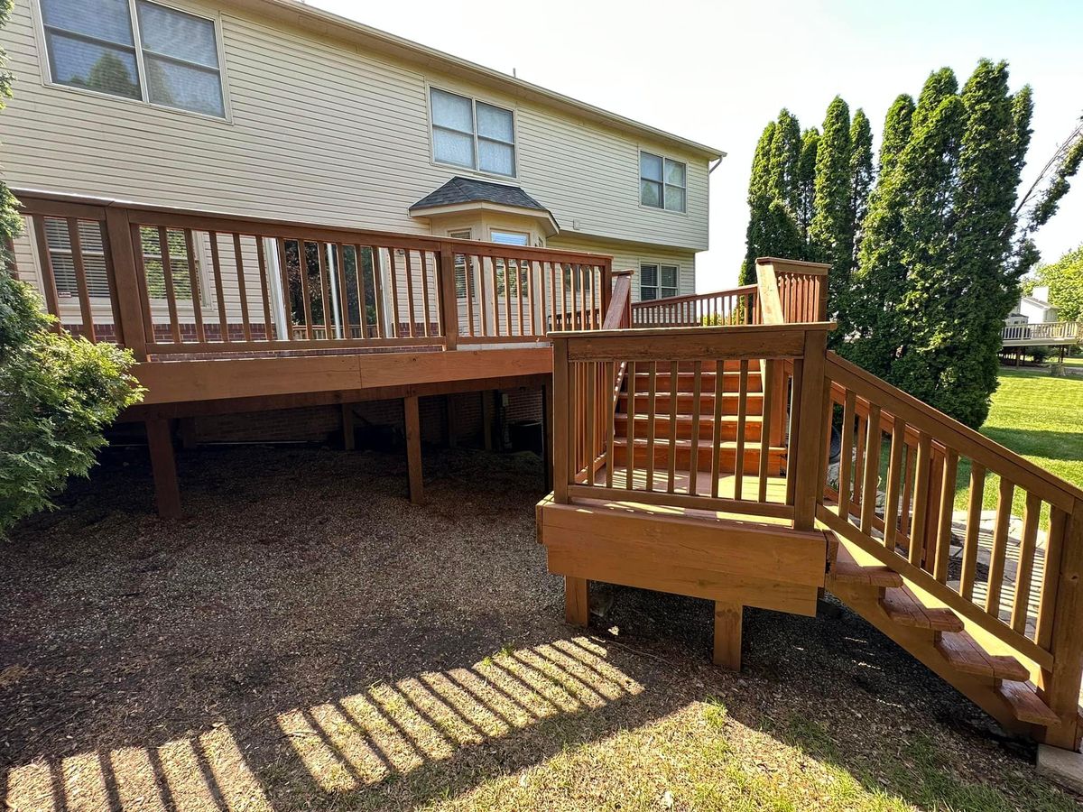 Deck and Fence Restoration for Evans Painting & Carpentry LLC in Lake Orion, MI