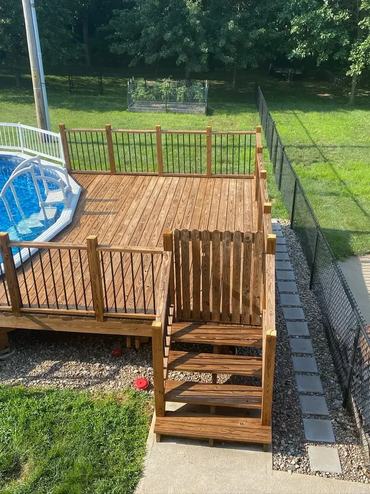 Staining for Nova Painting in Pleasant Hill, MO