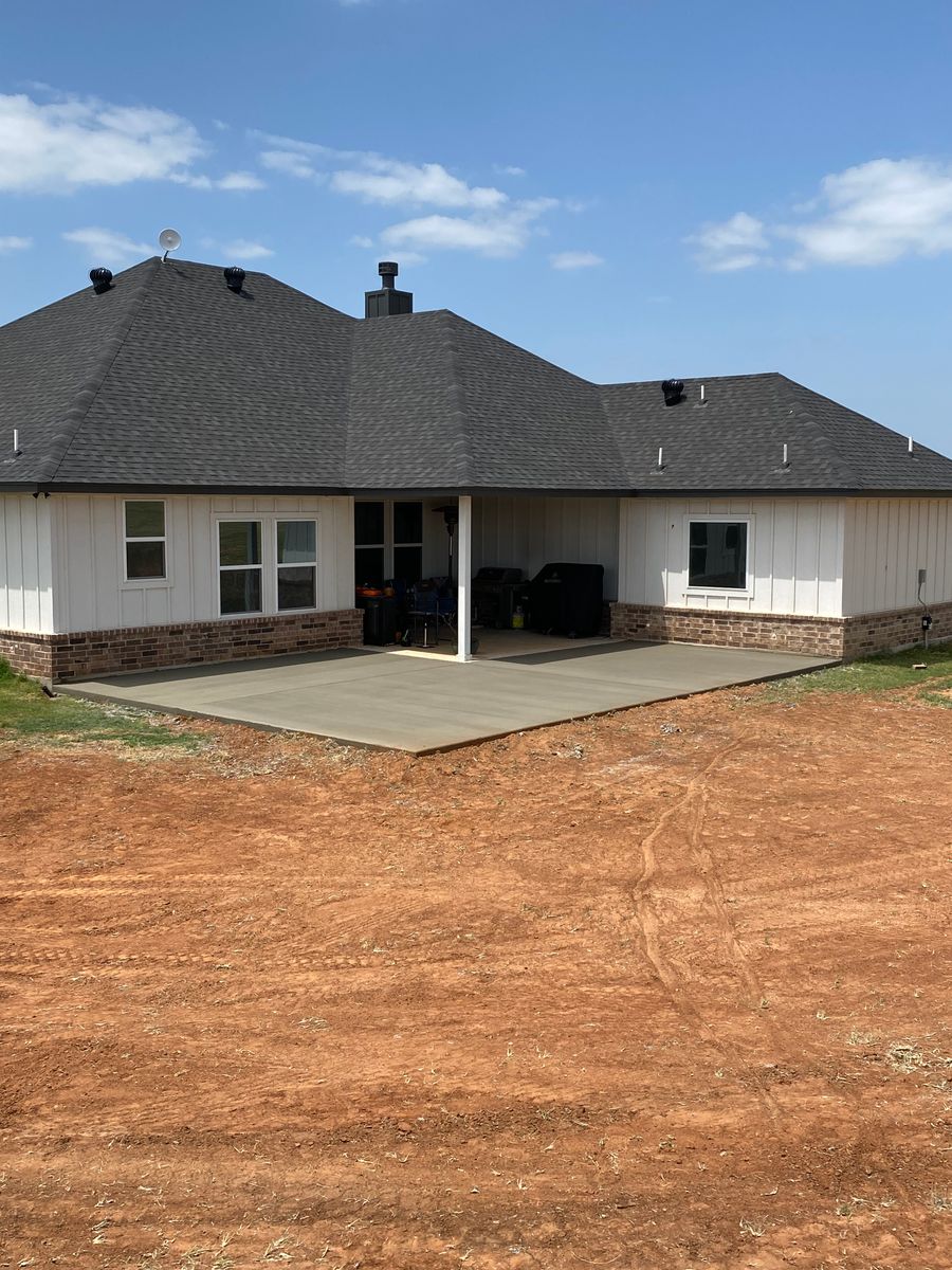 Patios for G2 Custom Concrete in Dallas, TX