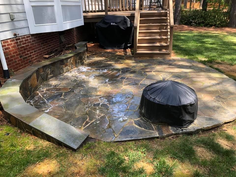 Hardscape Cleaning for Kenny's Lawn Care & Pressure Washing in Henderson, NC