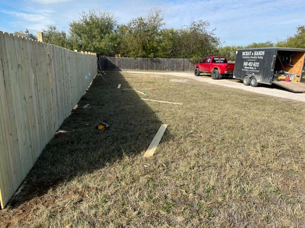 Fencing for McKay & Hands in Mineral Wells, TX