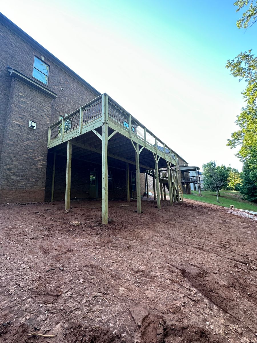 Deck and Patio Construction for JDP Construction Group in McDonough, GA