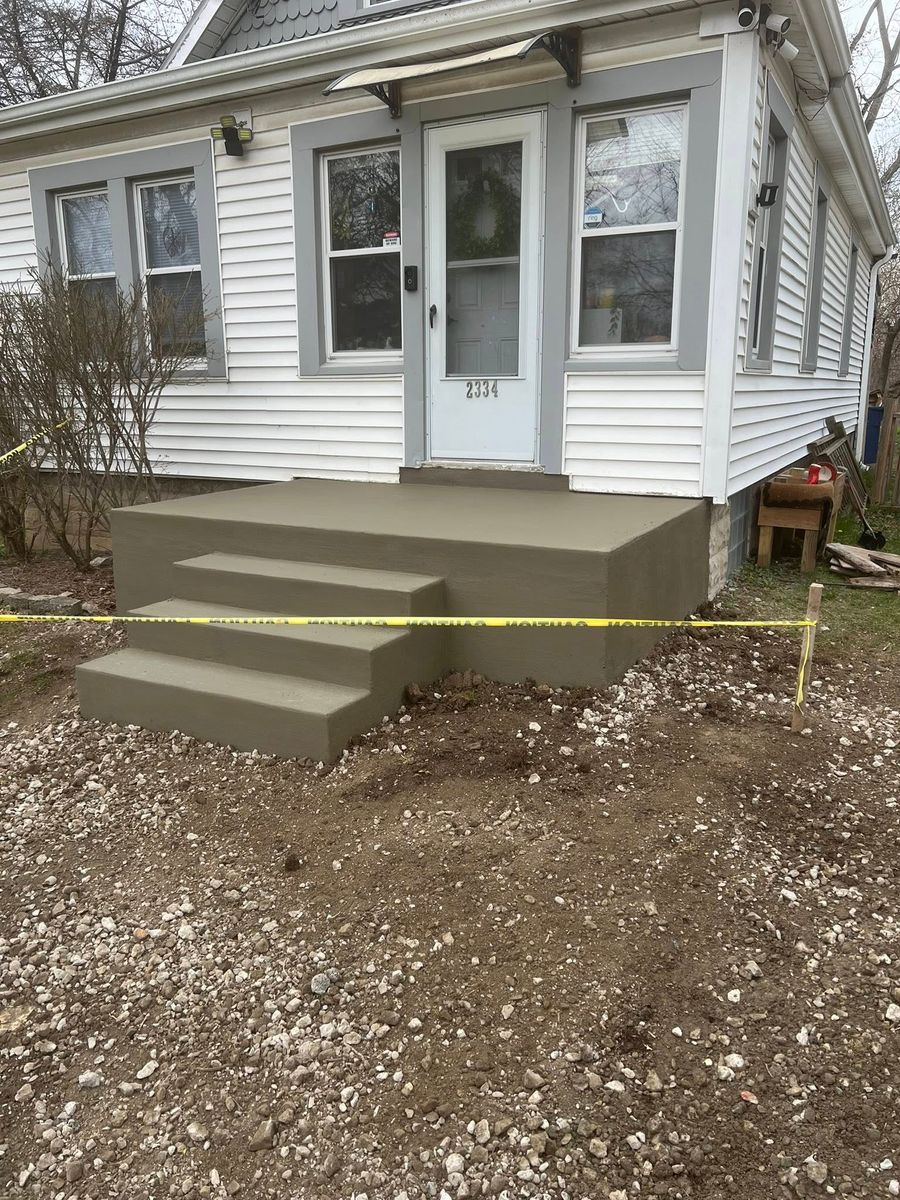 Concrete for MKE Concrete Contractors LLC in Milwaukee, WI