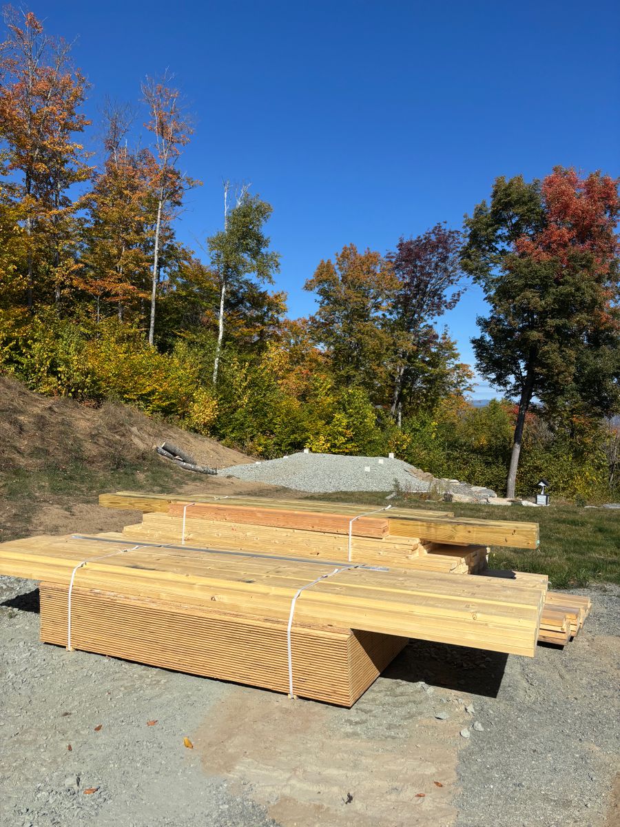 Deck and Patio Construction for Cushman Brook Construction in Dalton, NH