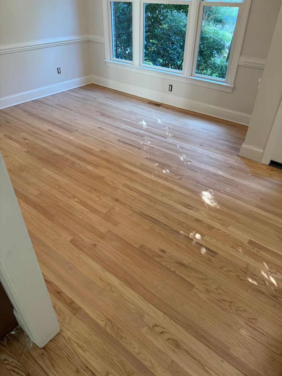 Sanding/Refinishing for Master Hardwood Floors in Raleigh, NC