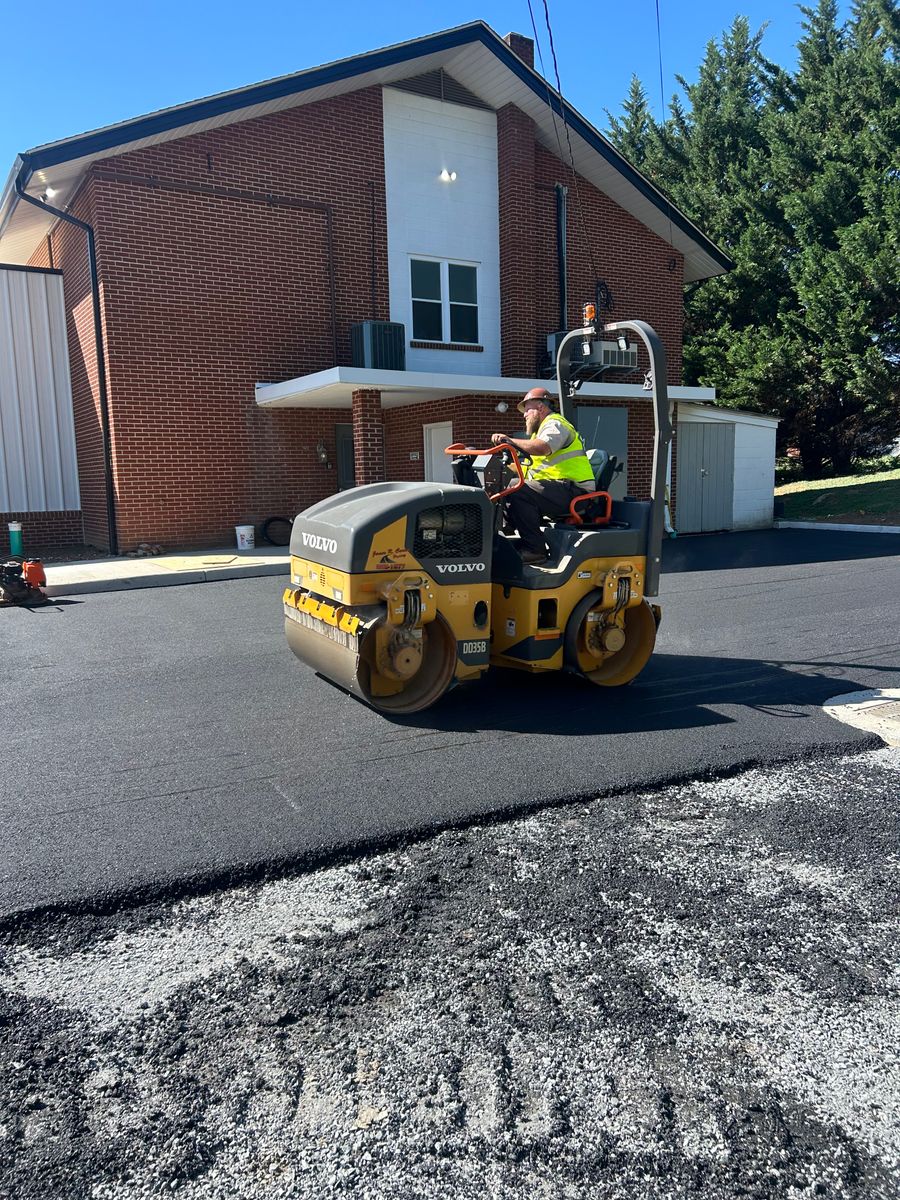 Paving for James R Carter Paving in Roanoke, VA