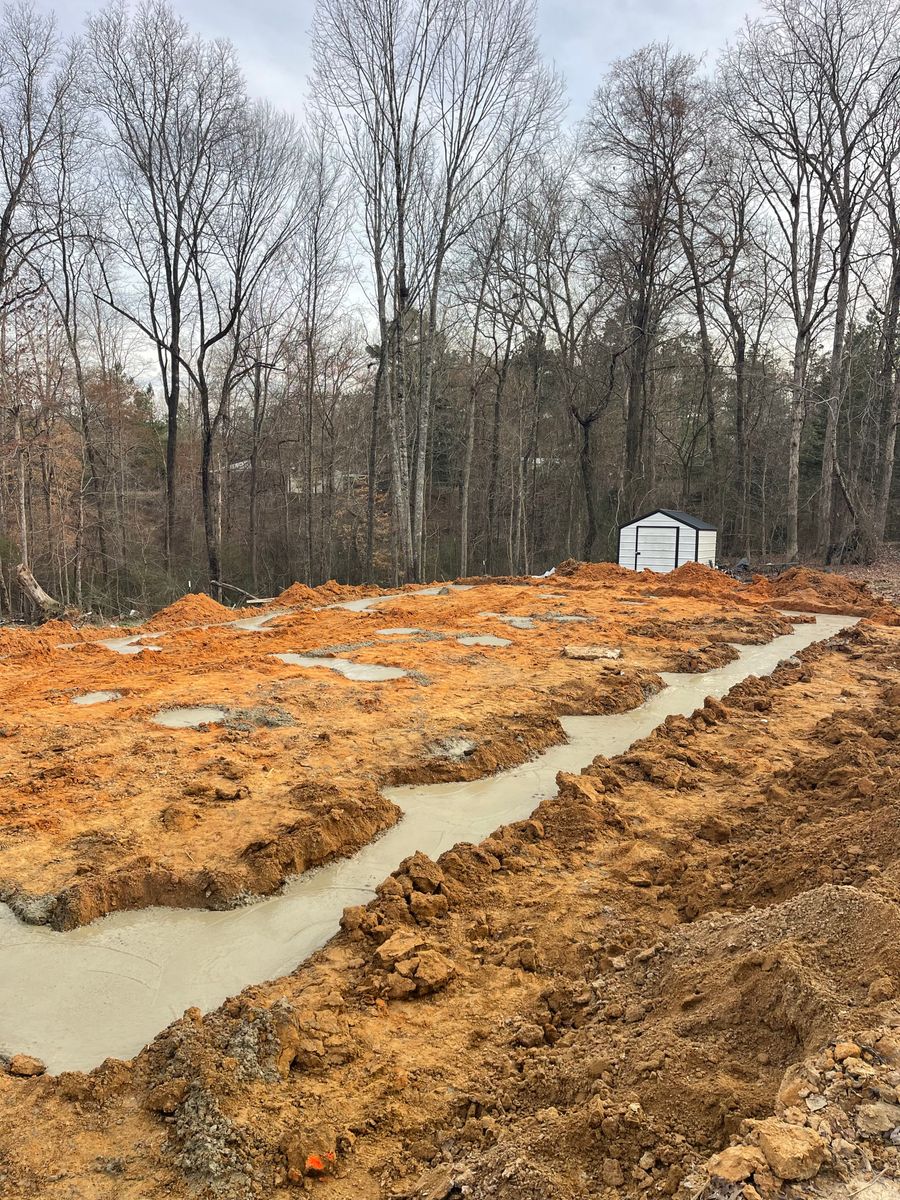 Site Preparation for Maness Trucking & Excavation in Lexington, TN