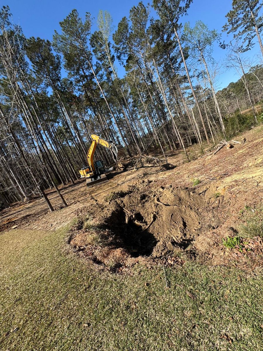 Trenching for Beards Creek Construction in Grantsboro, NC