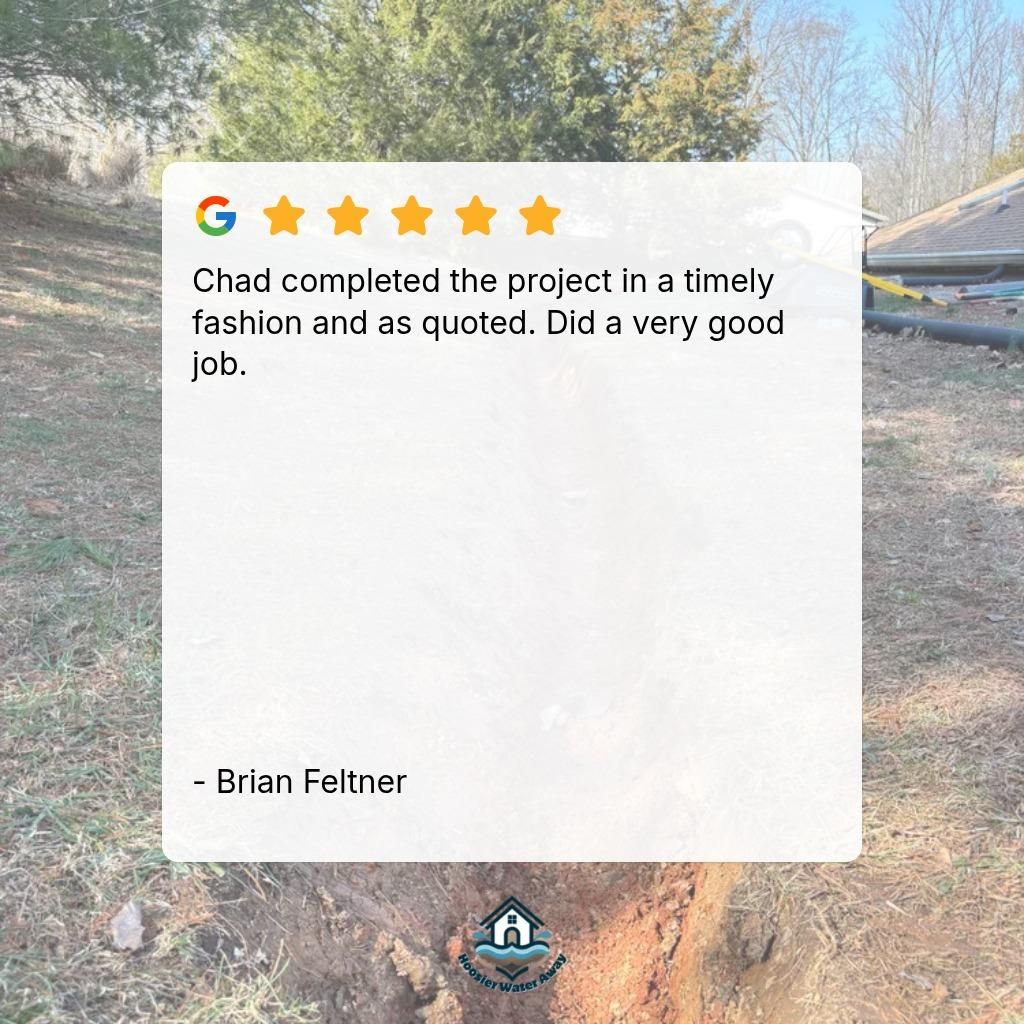 Yard Drainage and Walkways for Hoosier Water Away in Indianapolis, IN