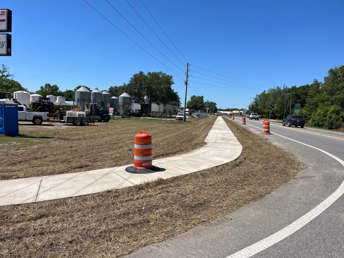 DOT Sidewalks for Lamar Construction in North Central, FL