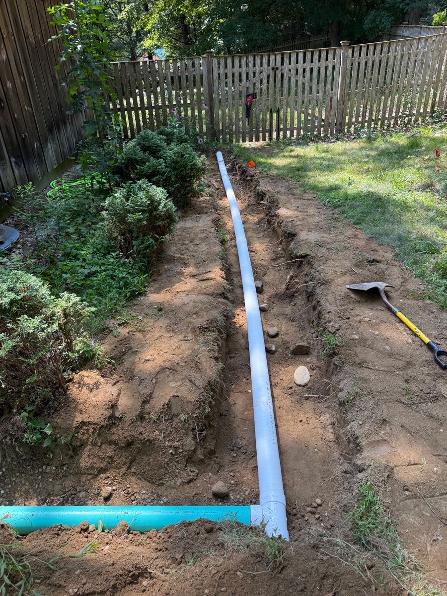 Drainage for Triple C’s Excavation in Ashford, CT