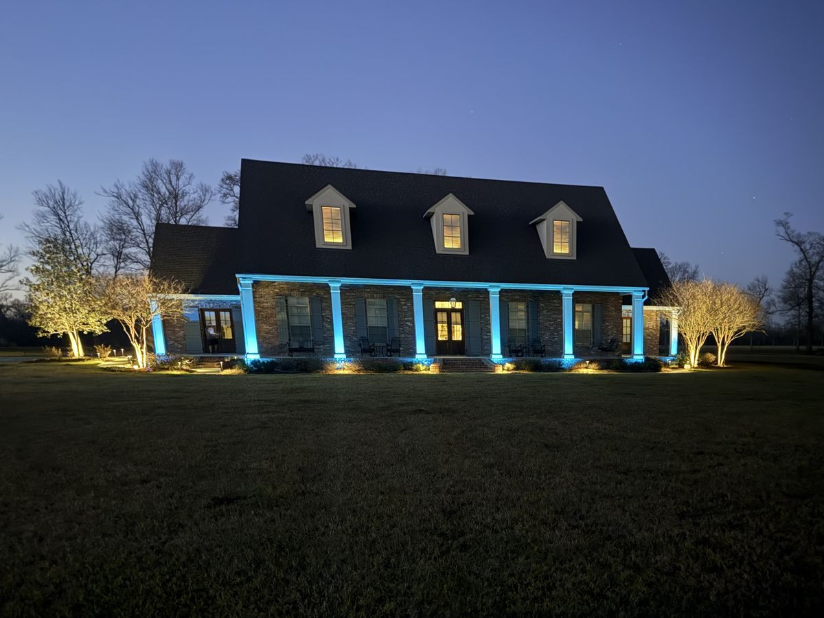Landscape Lighting for Green Pastures Lawn Care in Bastrop, TX
