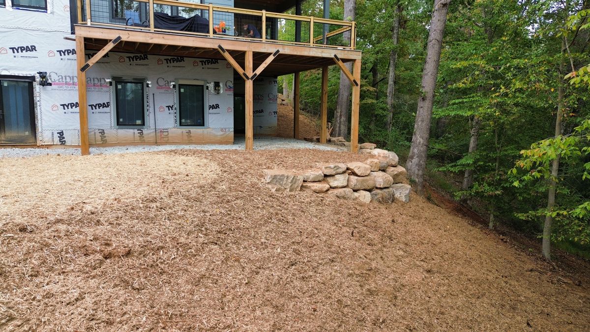 Boulder Walls for Lanier Excavating LLC in Bedford County, VA