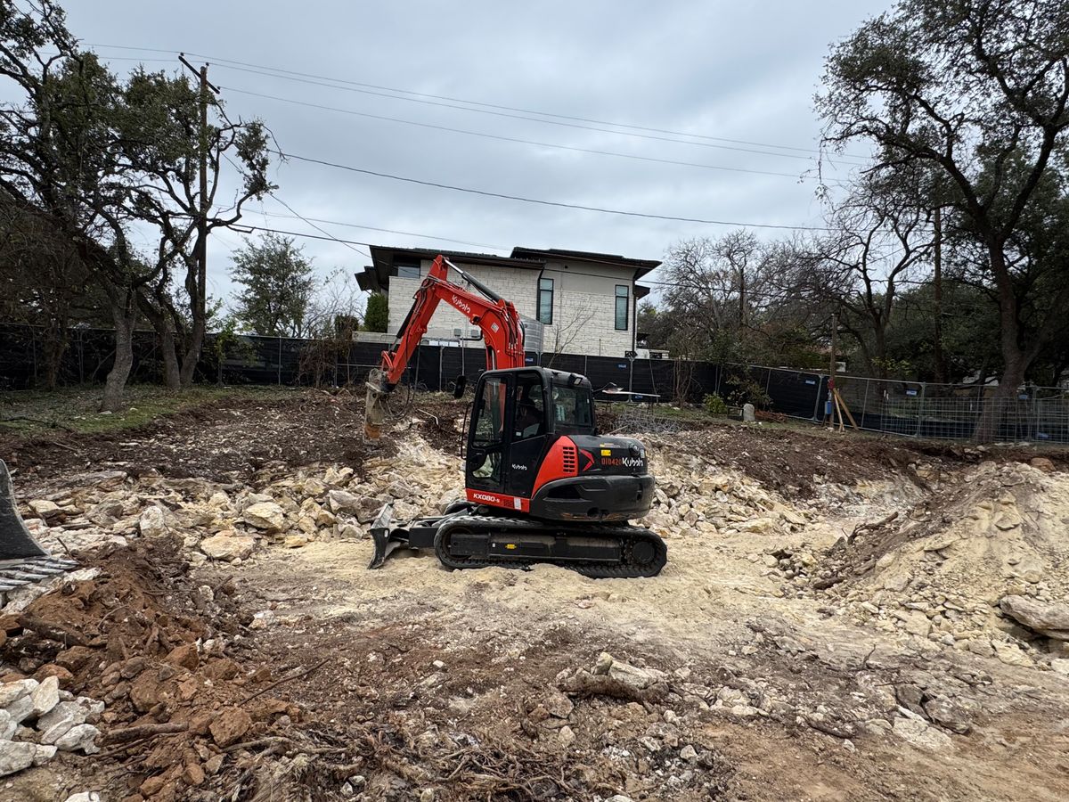 Excavation for Black Eagle Construction Inc in Austin, TX