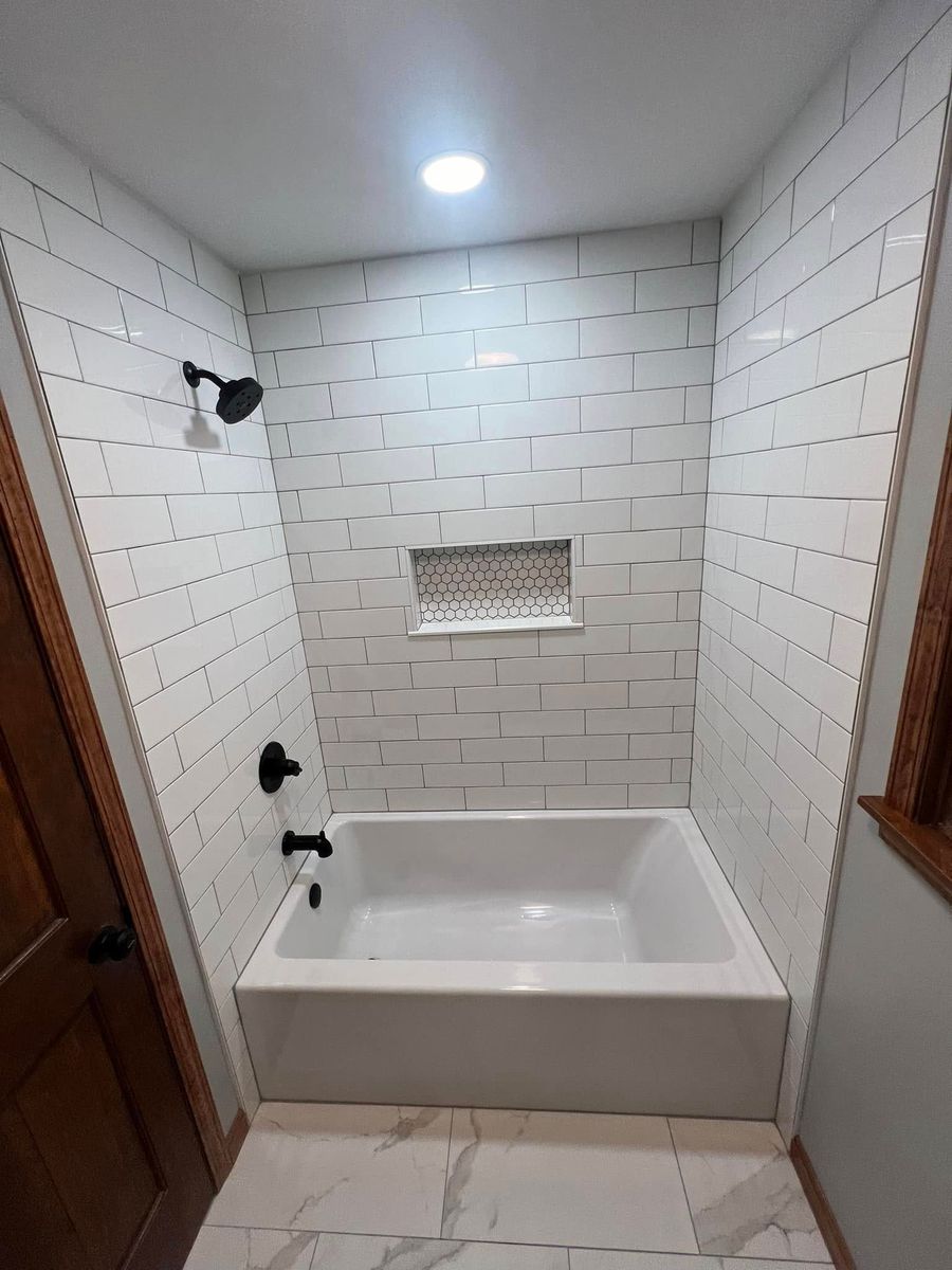 Bathroom Renovation for Landmark Construction in Elkhart, IN
