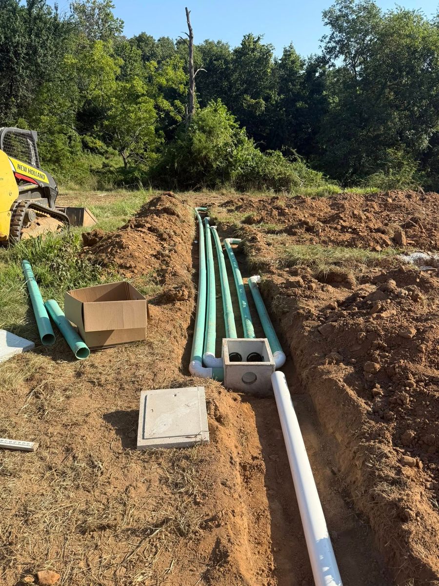 Site Preparation for Boyd Septic & Utility LLC in West Fork, AR