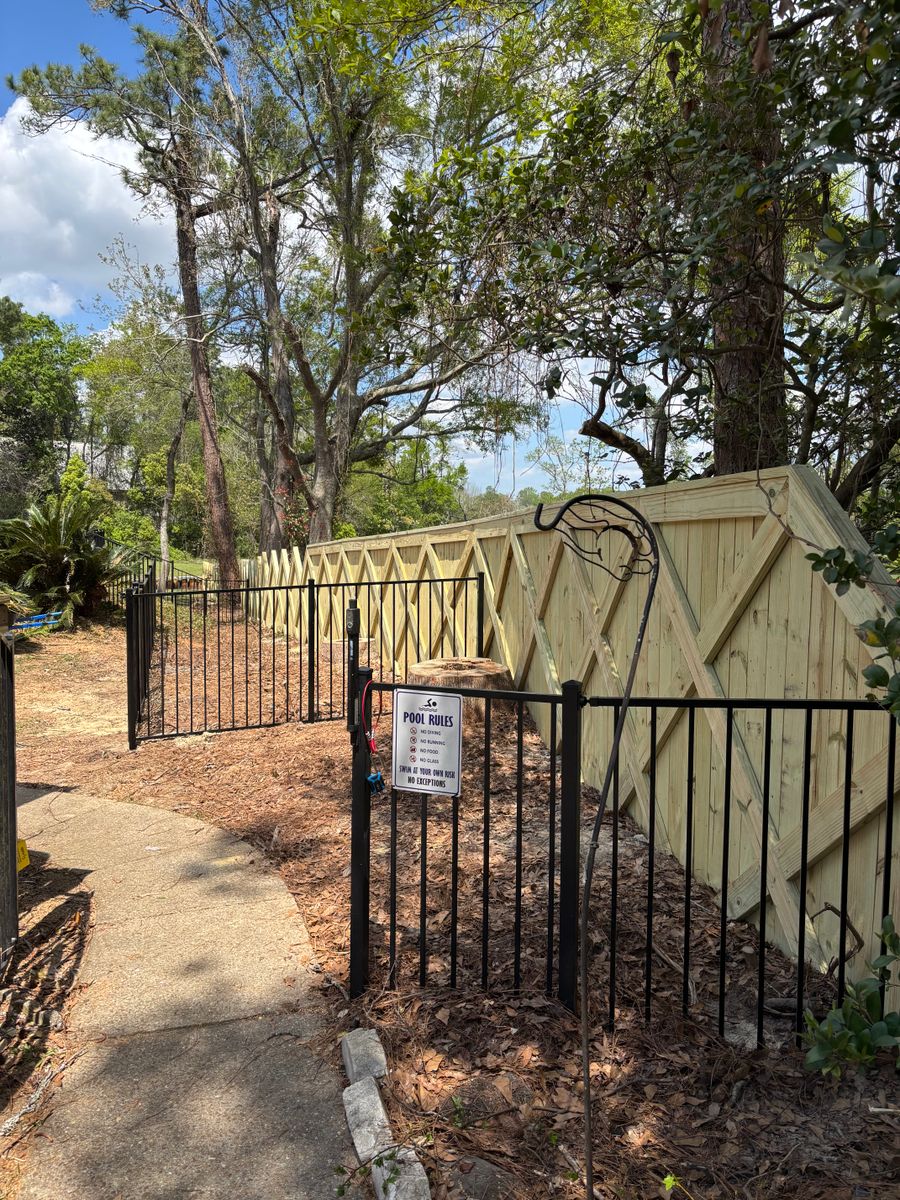 Fence Installation for Jaguar Fence in Mobile, AL
