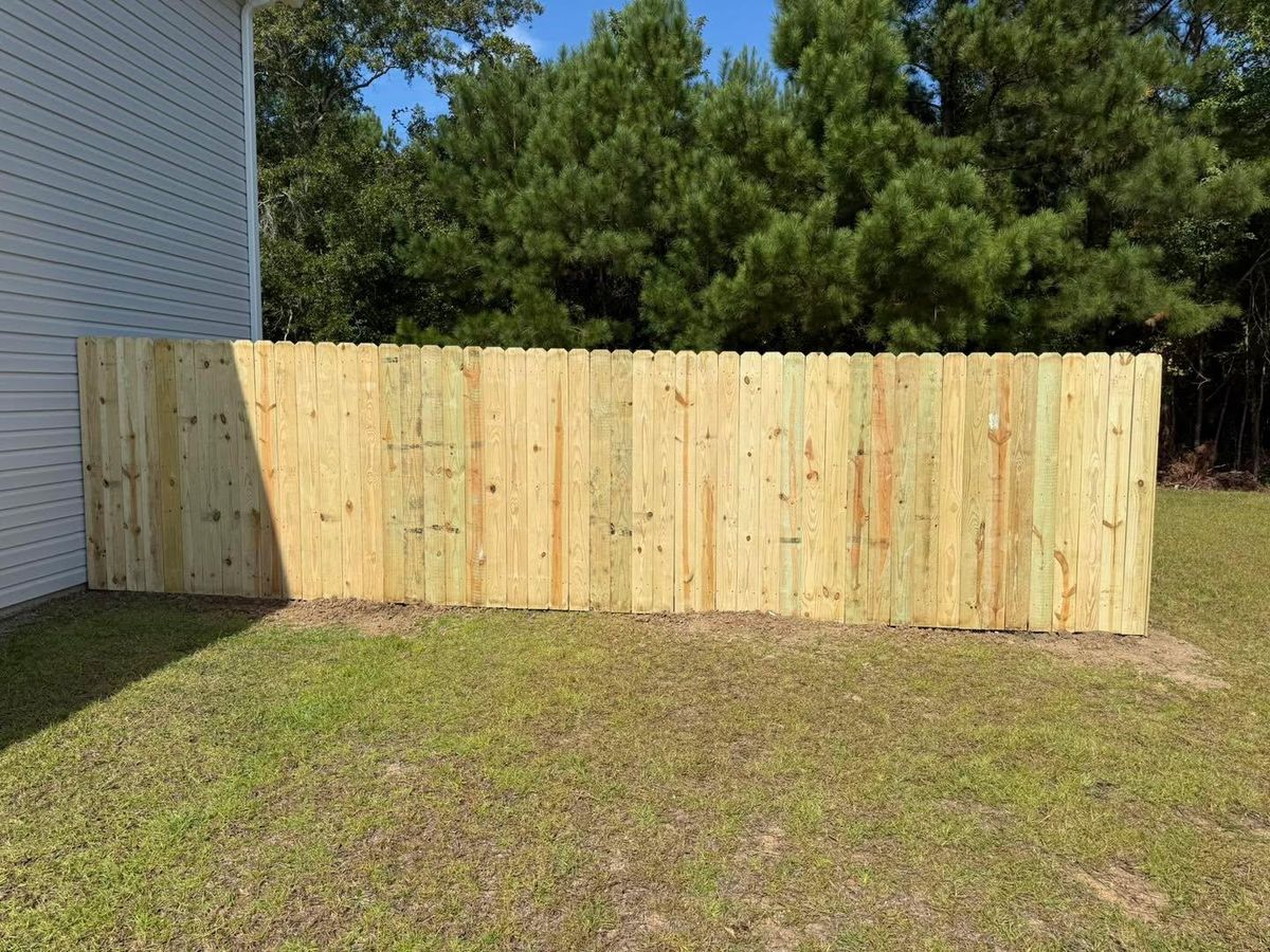 Wood Privacy for 4 In The Fire Fencing LLC in Darlington, SC