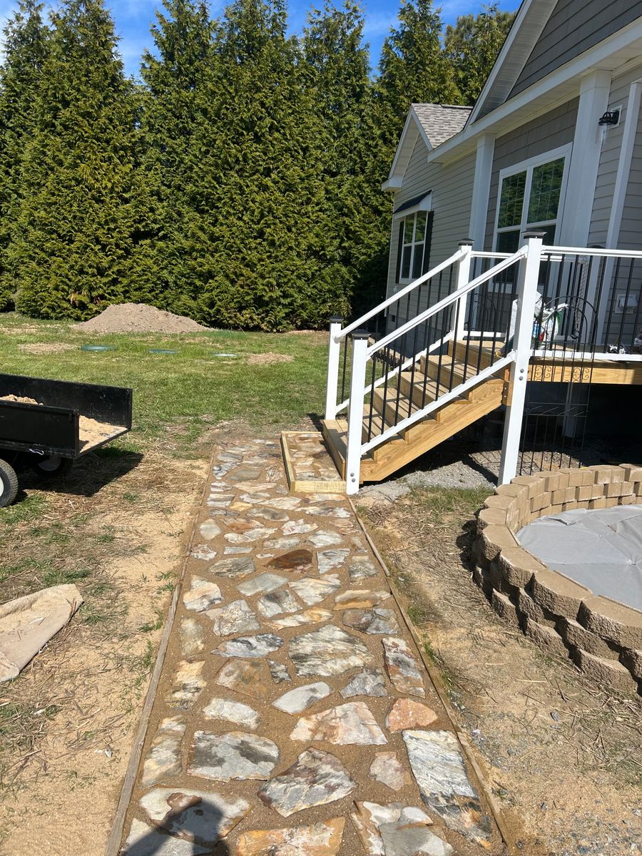 Hardscaping for The Whole 9 Yards Landscape VA in Heathsville, VA