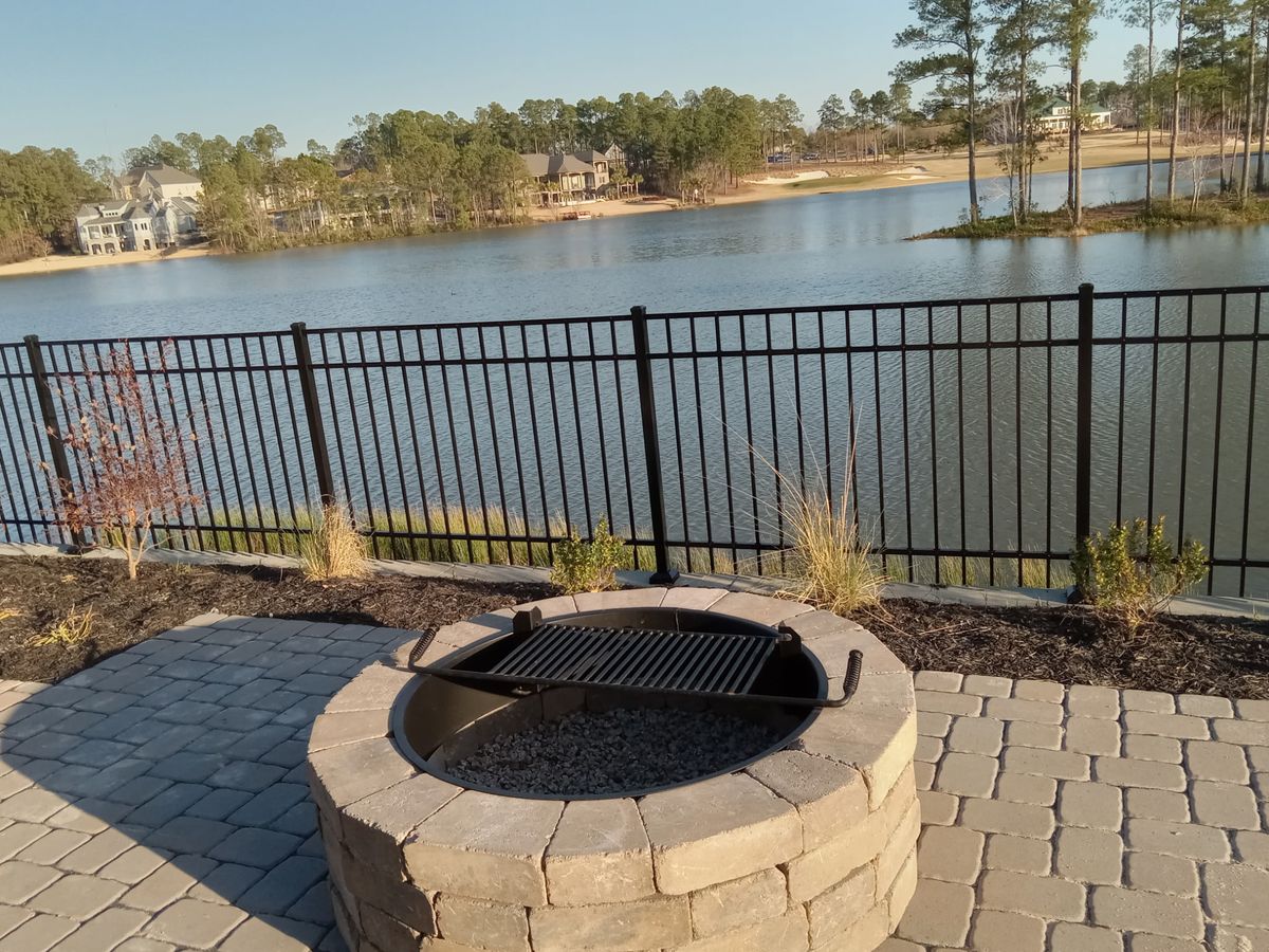 Aluminum Fence Installation for JB Nealy Fence in Elgin, SC