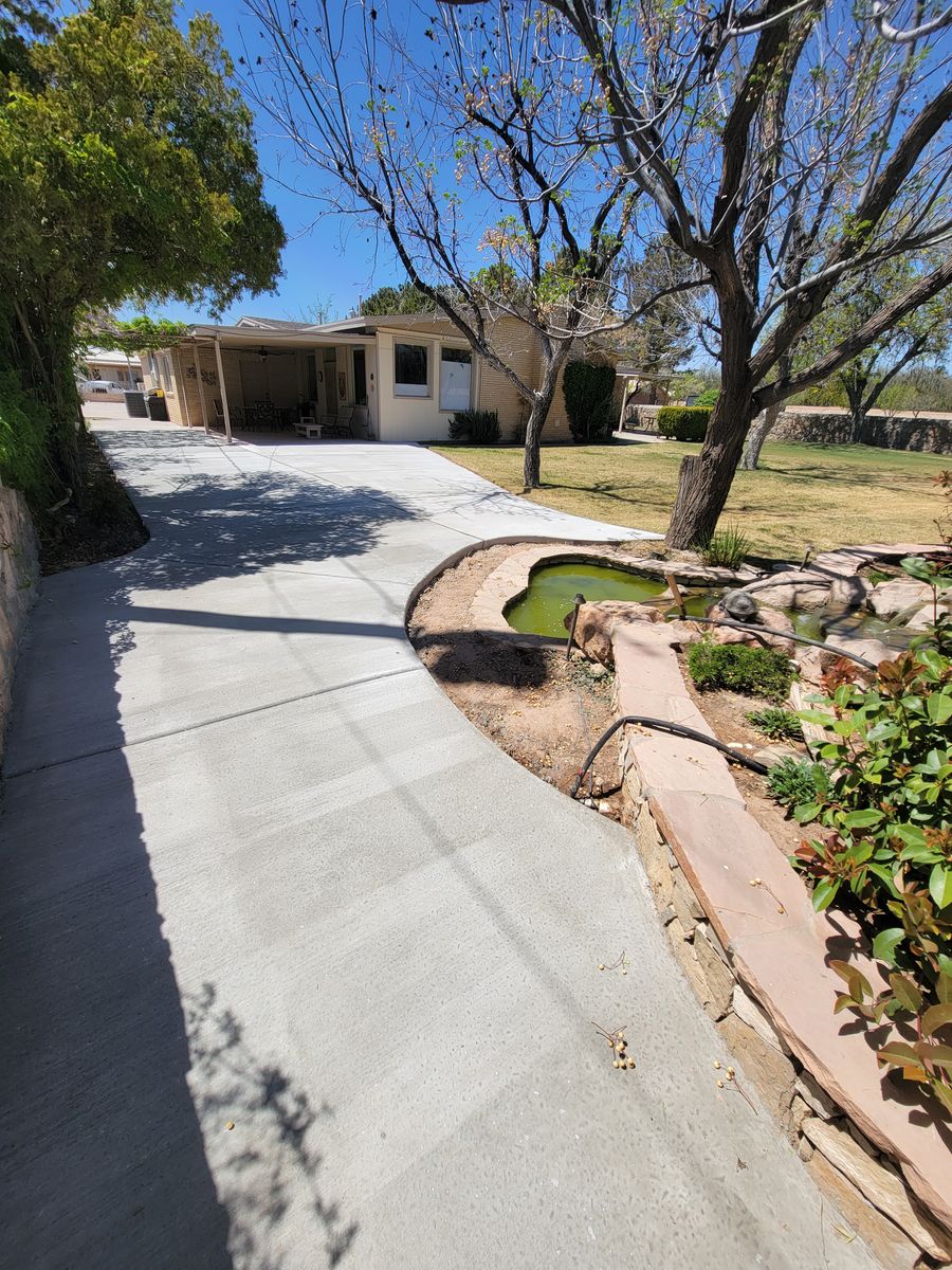 Driveway Construction for Great Outdoors Patio Projects in El Paso, TX