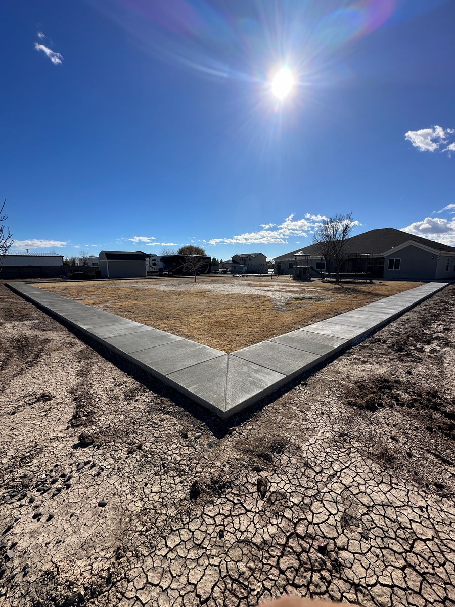 Sidewalk Installation for American Concrete Placement in Camp Verde, AZ