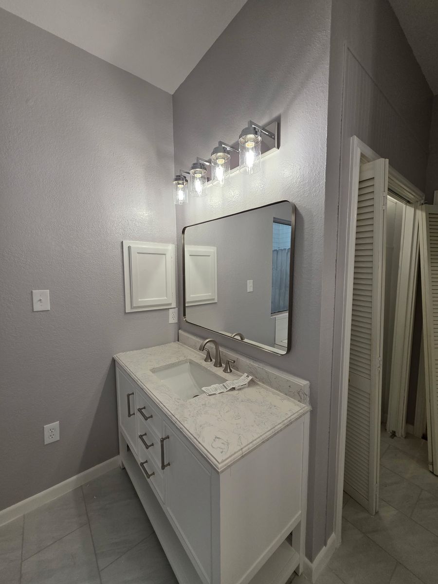 Bathroom Renovation for S&G Construction Co. in Houston, TX