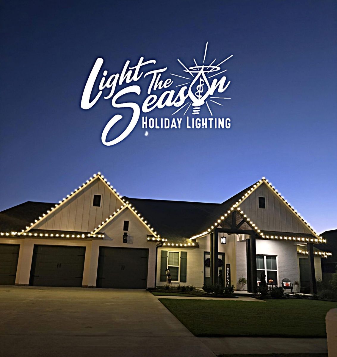 Christmas light installations for Light The Season in Lafayette Parish,  LA