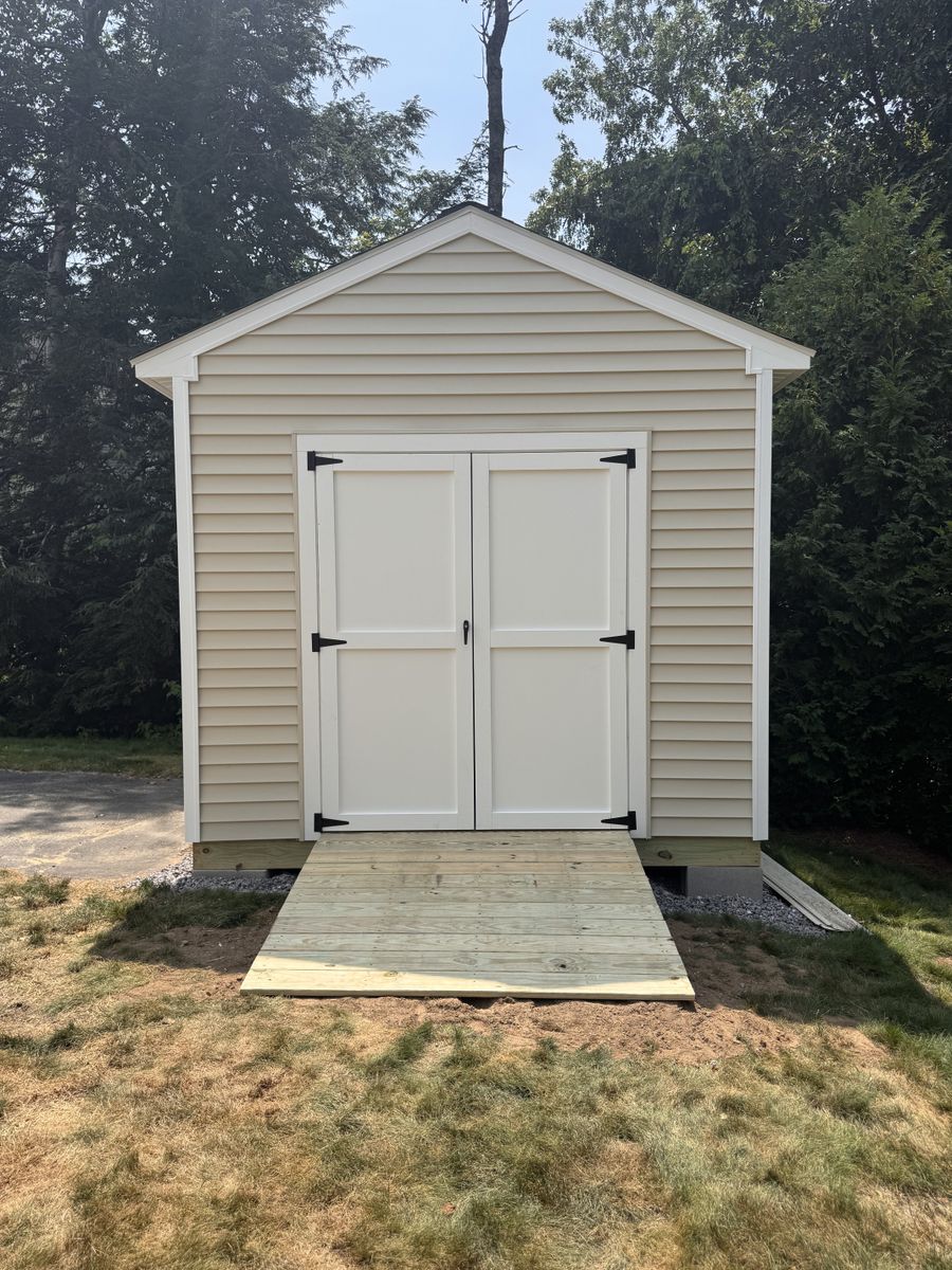 Shed Construction for Property Perfect LLC in Goffstown, NH