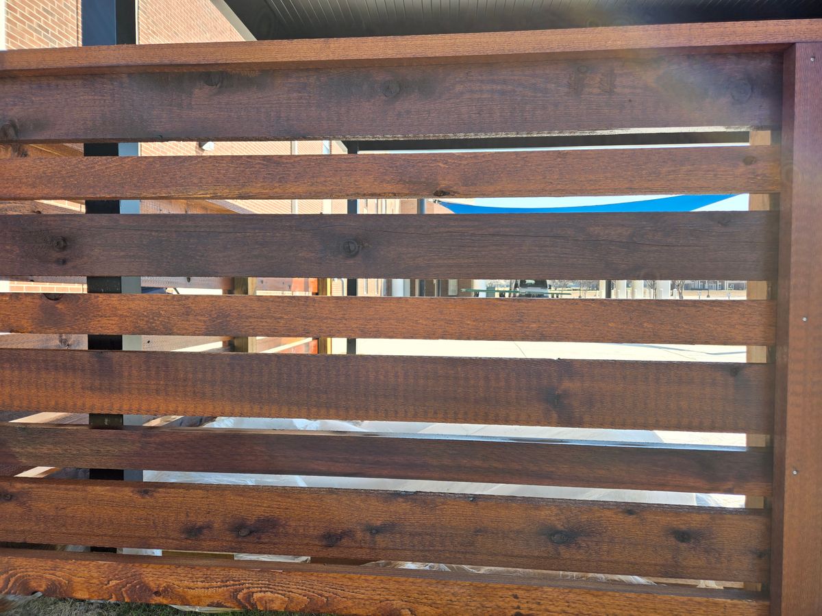 Fence Staining for Patriot Fence  in Oakland, TN