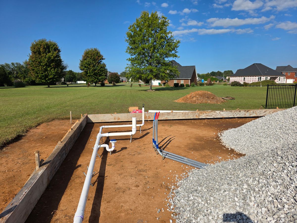 Foundation Digging for H&H Earthworks in Decherd, TN