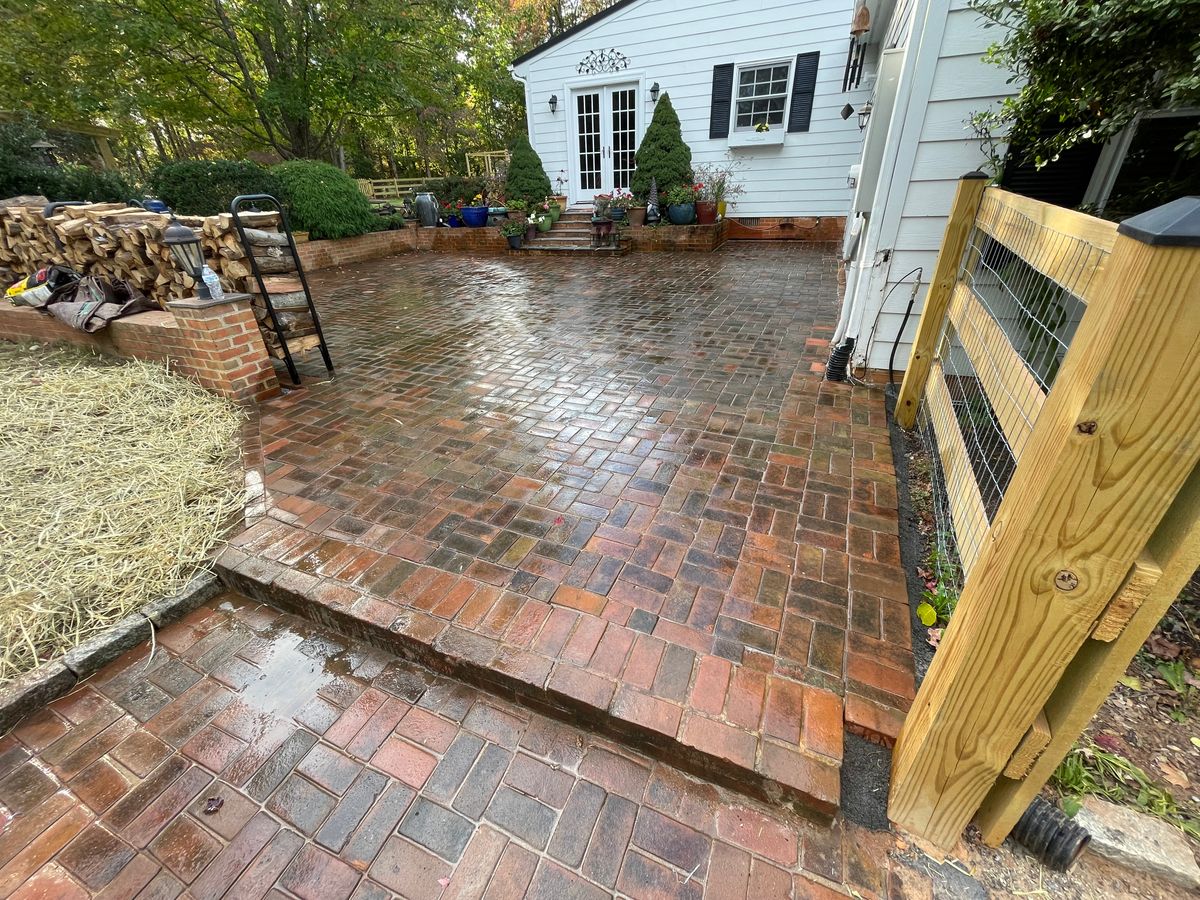 Patio Design & Construction for ALPHA LANDSCAPES in Culpeper, VA