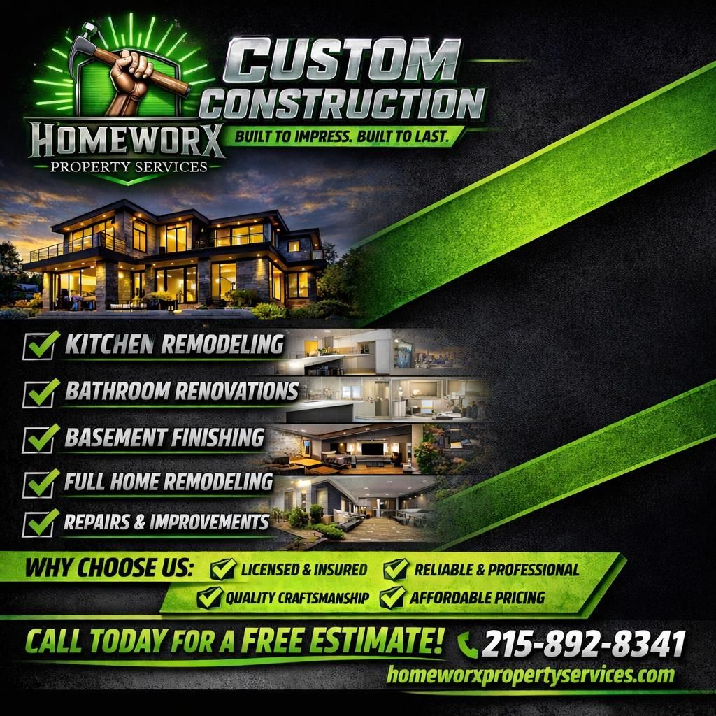 Other Repair Services for Homeworx Property Services in East Greenville, PA