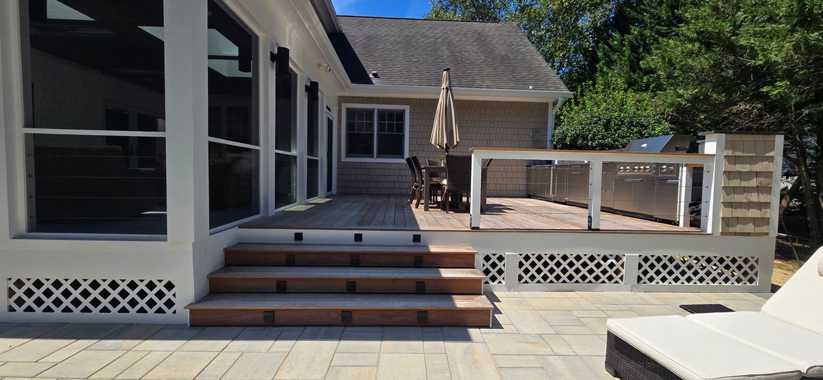 Deck & Patio Installation for Wind Rose Construction in Raleigh, NC