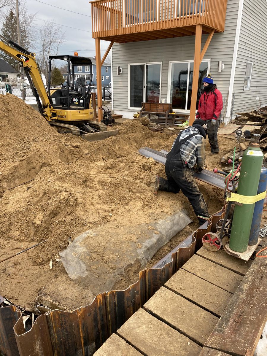 Sea Walls and Permanent Docks for Wagner's Lift and Dock Shop LLC in Watervliet, MI