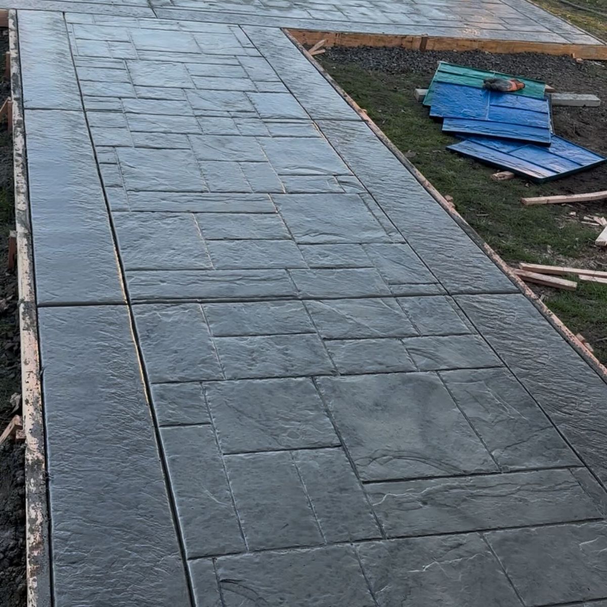 Stamped Concrete for Olmedo Bros Concrete LLC in McMinnville, OR