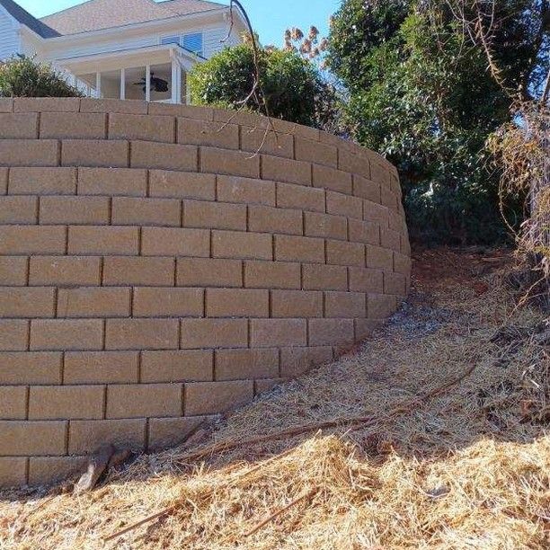 Retaining Wall Construction for JAD LANDSCAPE LLC in Conyers, GA