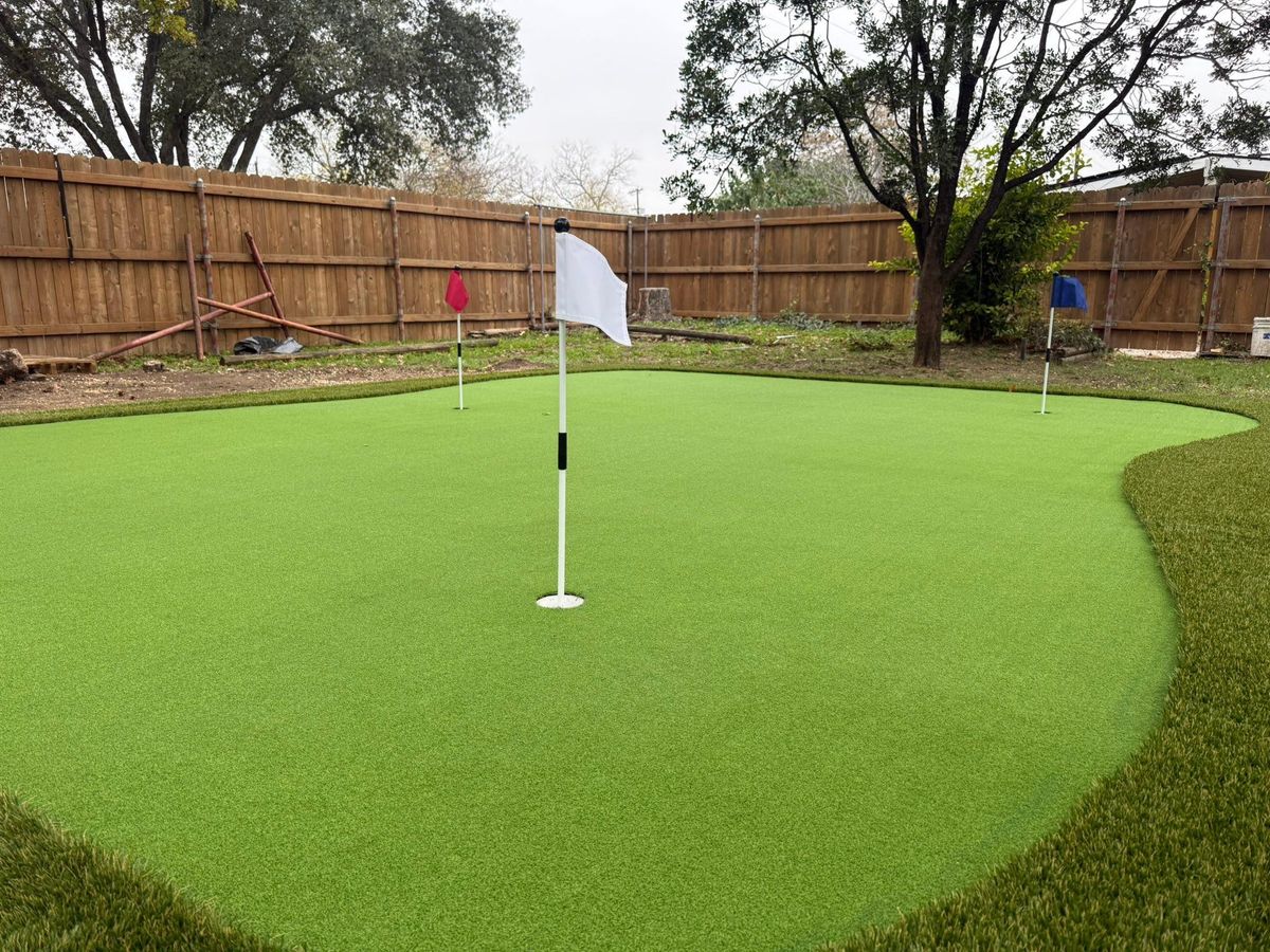 Turf Installation for Creative Edge Co. in San Antonio, TX